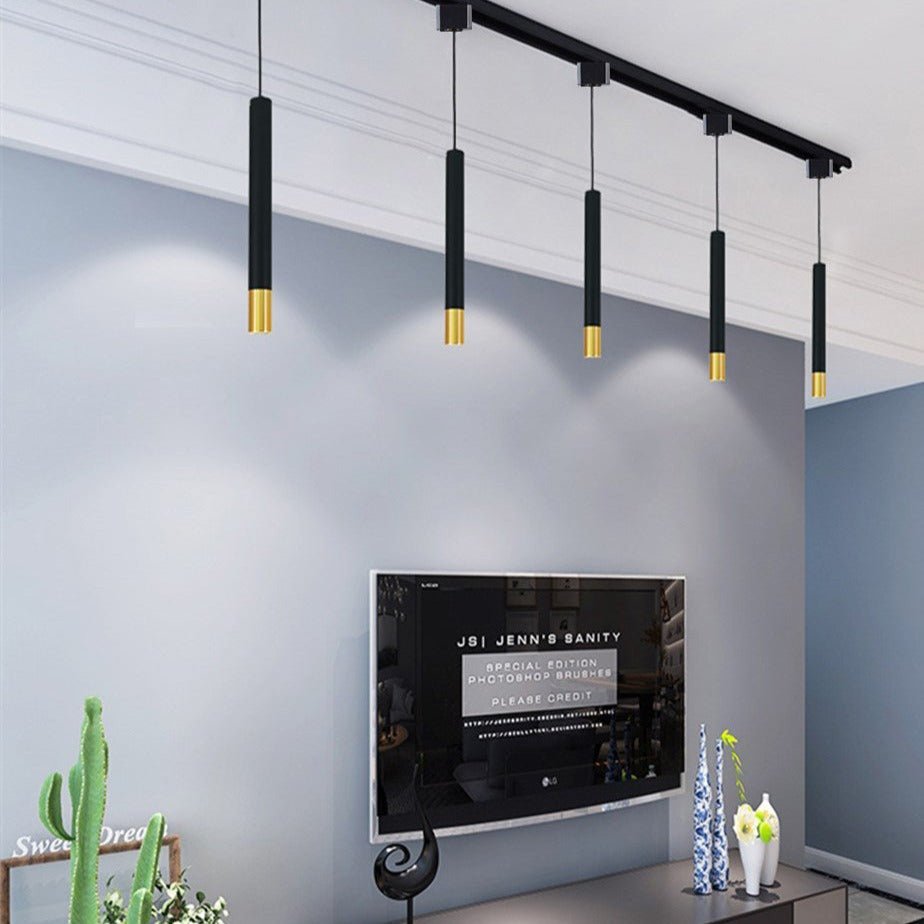 Moderne Loftslampe med Minimalistisk Elegance Pendellampe Tech Butik Sporlampe 30cm Kold Hvid (6000K) + Dæmpbar