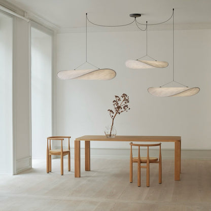 Skyinspireret Moderne Loftslampe til Elegante Rum Pendellampe Tech Butik 3 hoveder Dia 60cm+Dia 80cm+Dia 100cm Hvid Varmt lys