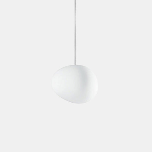 Organisk pendellampe til moderne elegance Pendellampe Tech Butik Dia 21cm x H 16cm Hvid Varm Hvid