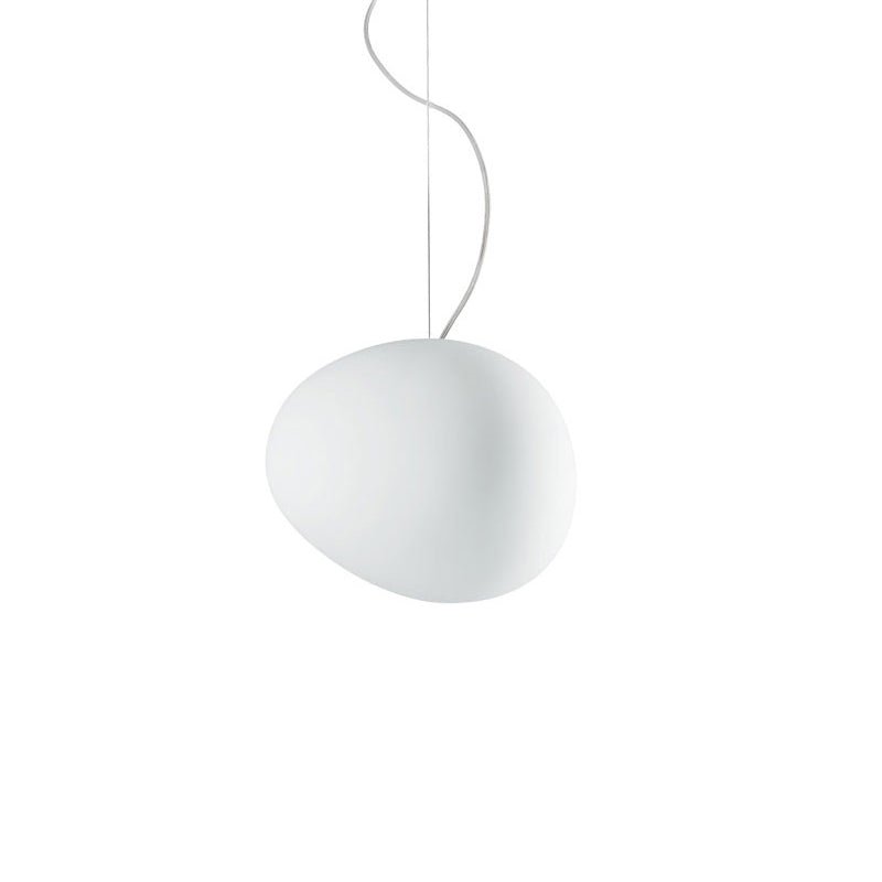 Organisk pendellampe til moderne elegance Pendellampe Tech Butik Dia 31cm x H 26cm Hvid Varm Hvid