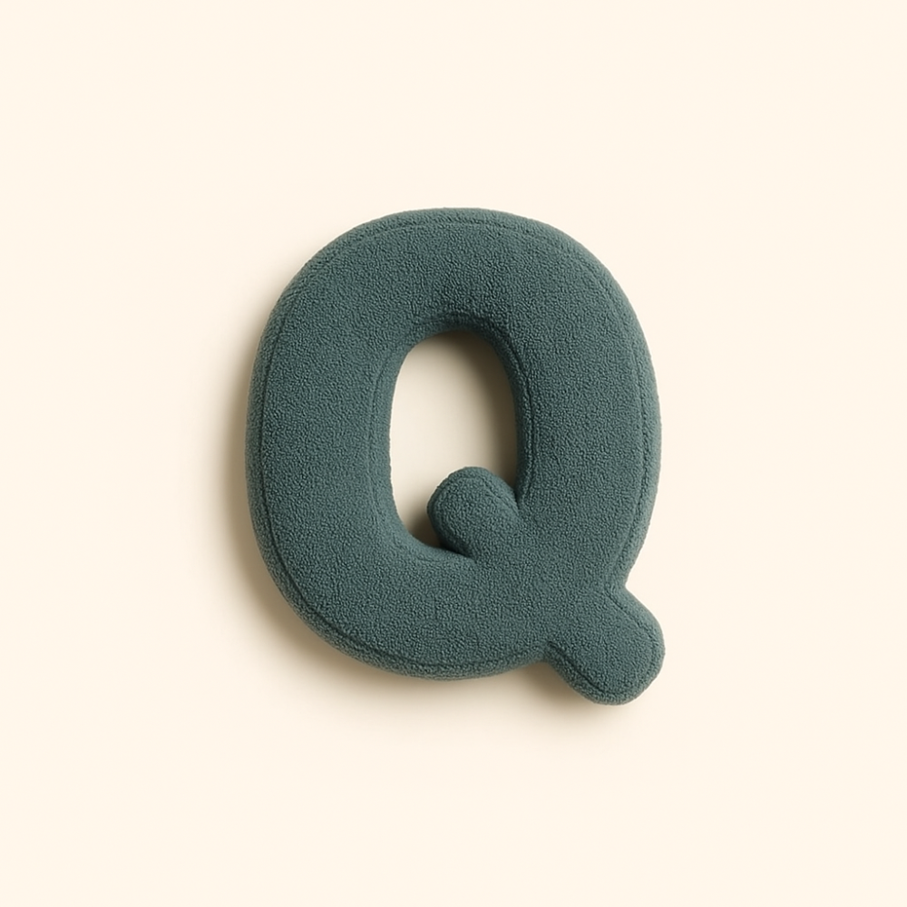 Personlig Alfabet Sofa Pude – Ét Bogstav, Uendelig Stil Dekorative puder Tech Butik Q