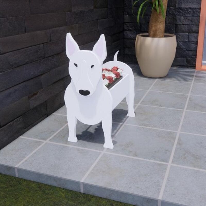 Personlig Blomsterkrukke Til Kæledyr Blomsterpotte Tech Butik Amerikansk Pitbullterrier M (9.44"x7.08")