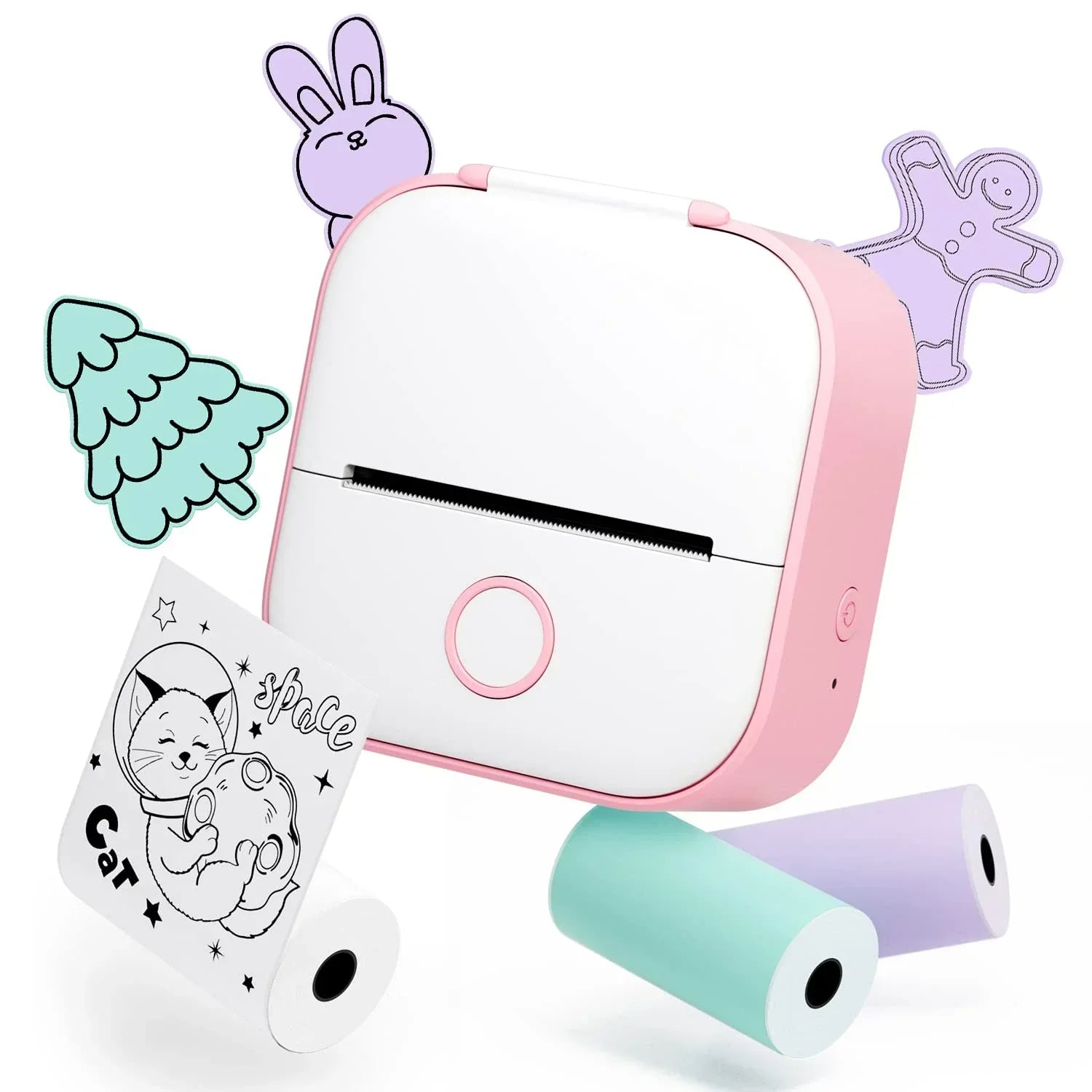 Mini Lommeprinter – Kompakt Trådløs Fotoprinter & Dokumentprinter Electronics & Gadgets Tech Butik