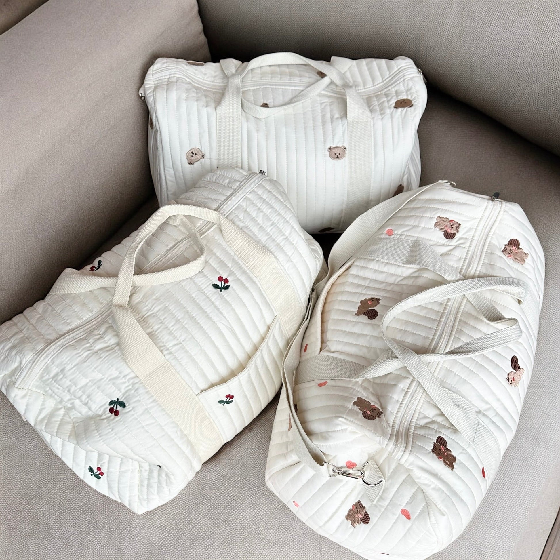 Alt-i-en-nødvendigheder til mor Duffel-tote-taske – Holdbar og stilfuld bæretaske Tote Bag Tech Butik