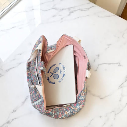 Blomstertaske – Stilfuld og rummelig hverdagstaske Tote Bag Tech Butik