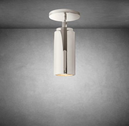 Elegante Champea Loftlampe – Slank Indbygningslampe Belysning Tech Butik Poleret Nikkel
