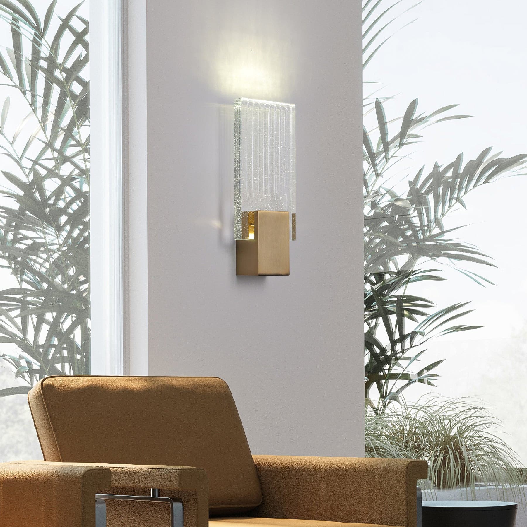 Plisseret Krystal Væglampe – Elegant Glans til Dit Hjem Wall Lamp Tech Butik