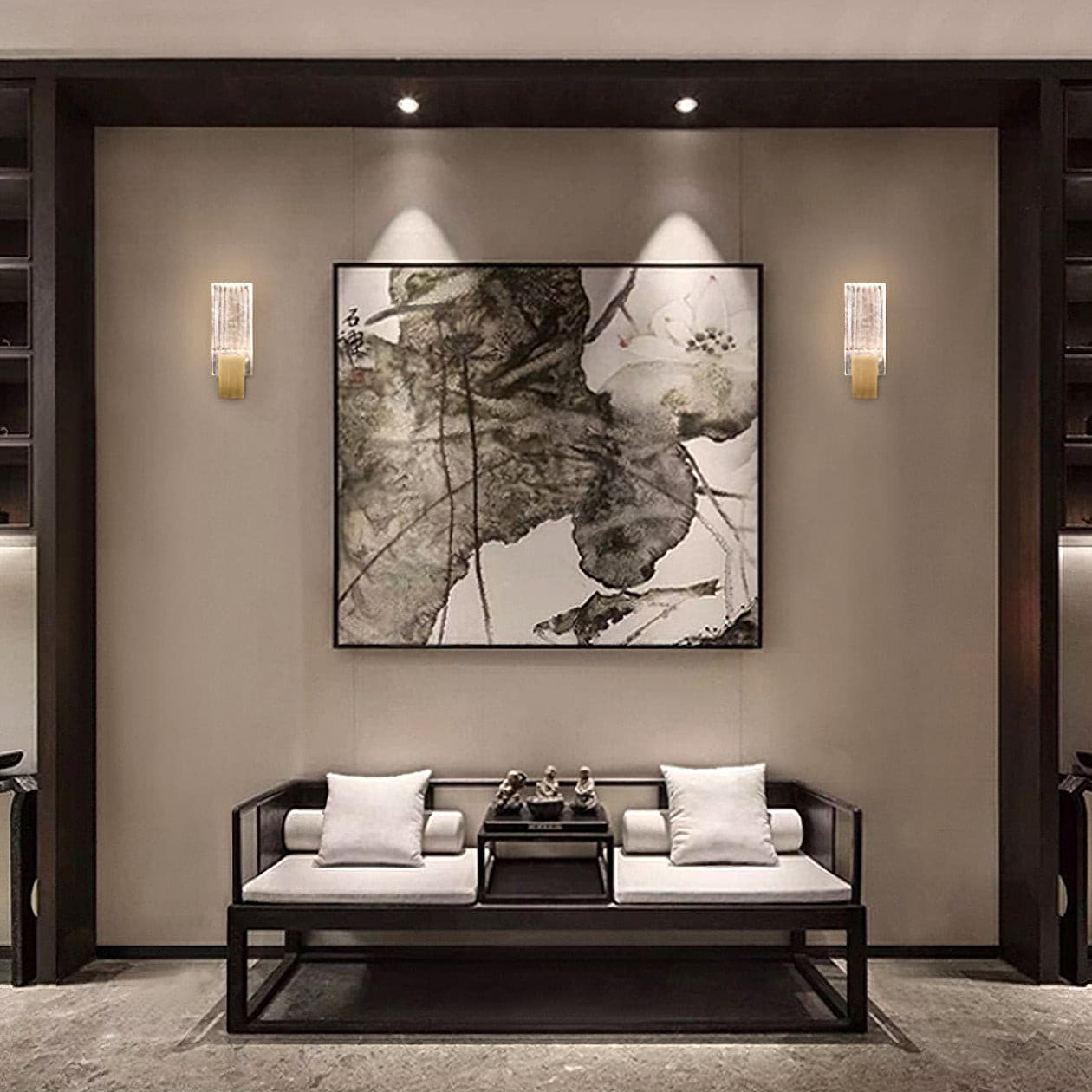 Plisseret Krystal Væglampe – Elegant Glans til Dit Hjem Wall Lamp Tech Butik