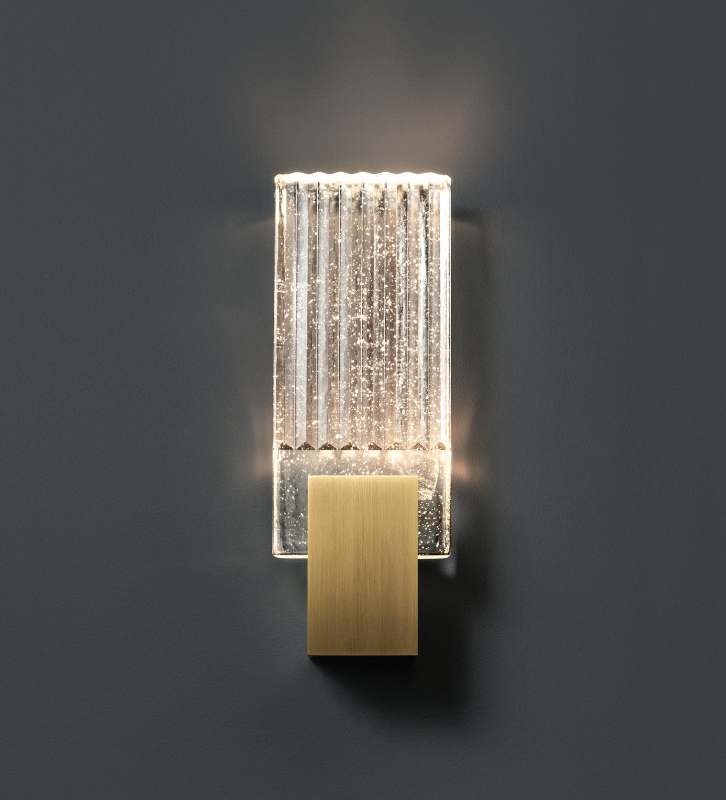 Plisseret Krystal Væglampe – Elegant Glans til Dit Hjem Wall Lamp Tech Butik