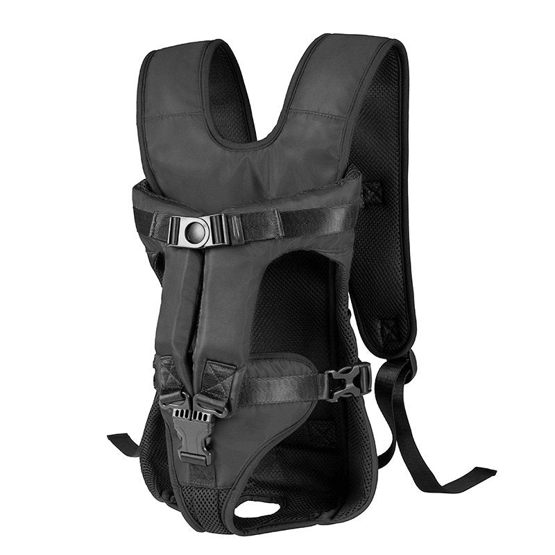 Ergonomisk Hunderygsæk – Komfortabel Transport op til 10 kg Pets & Supplies Tech Butik Sort S