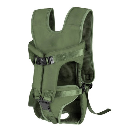 Ergonomisk Hunderygsæk – Komfortabel Transport op til 10 kg Pets & Supplies Tech Butik Grøn S