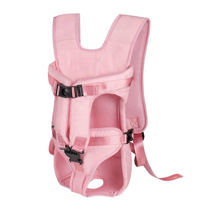 Ergonomisk Hunderygsæk – Komfortabel Transport op til 10 kg Pets & Supplies Tech Butik Lyserød S