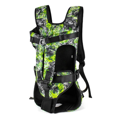 Ergonomisk Hunderygsæk – Komfortabel Transport op til 10 kg Pets & Supplies Tech Butik Emerald Jungle S