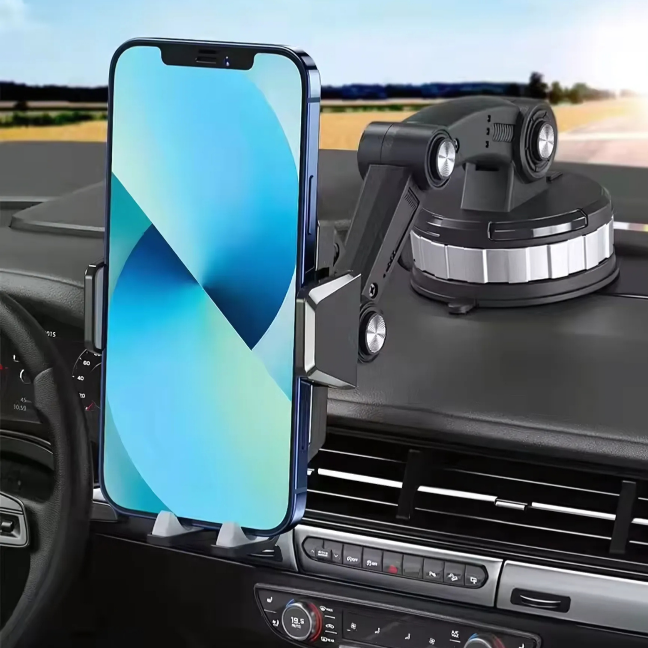 Praktisk Smartphone Holder til Bil med Stærk Sugekop og 360° Rotation Telefonholder Tech Butik