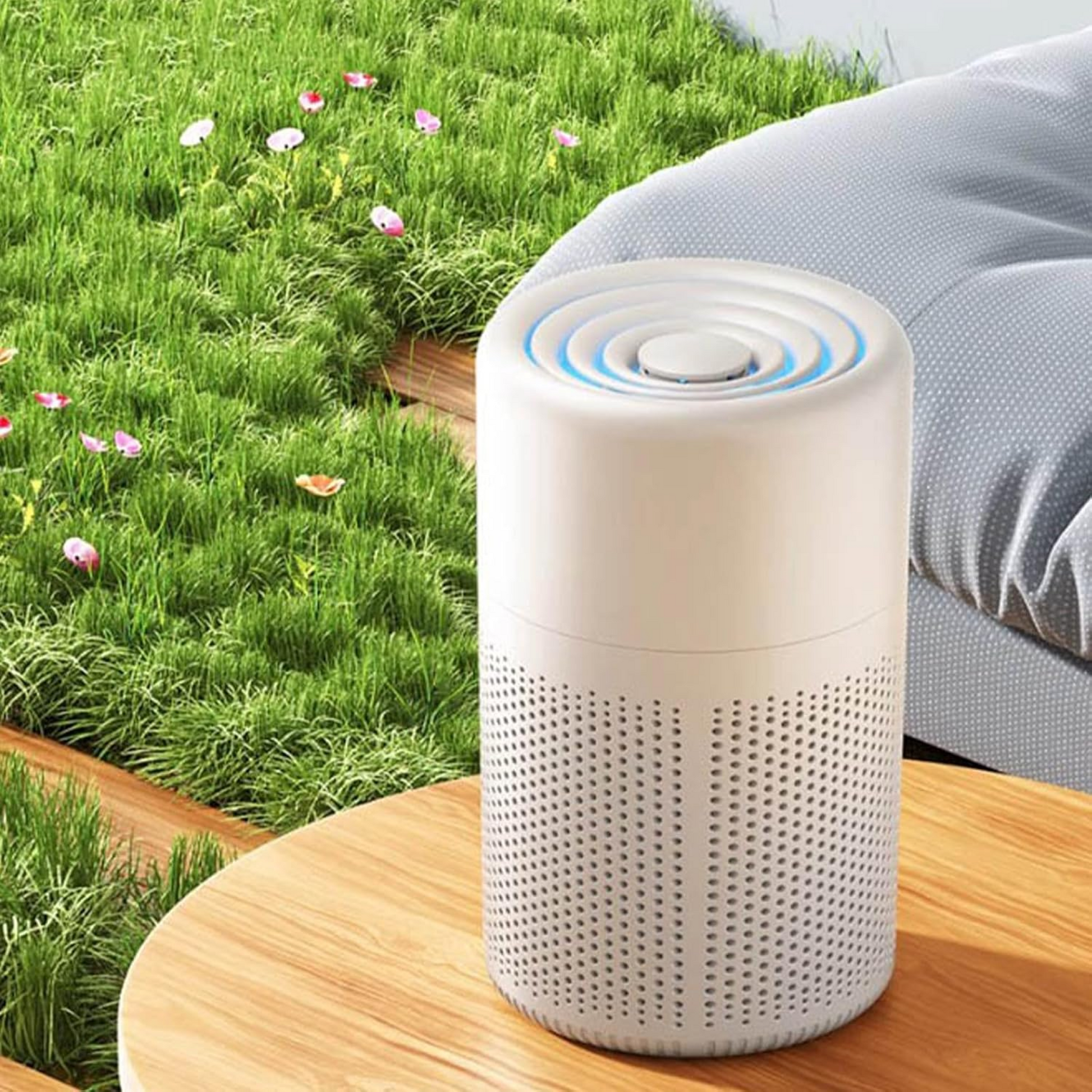 Mini Bærbar Luftrenser – Kompakt & Kraftfuld Frisk Luft-Løsning Home Tech Butik