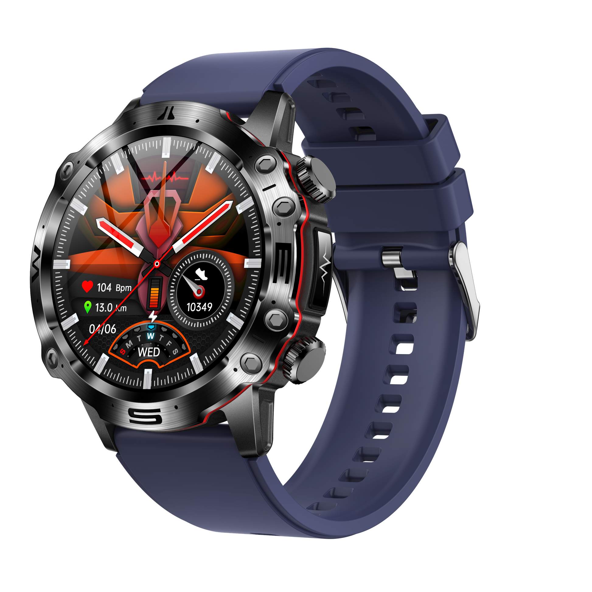 Professionelt Sports- & Sundheds-Smartwatch – Avanceret Sundhedsovervågning på Dit Håndled Smartwatches Tech Butik