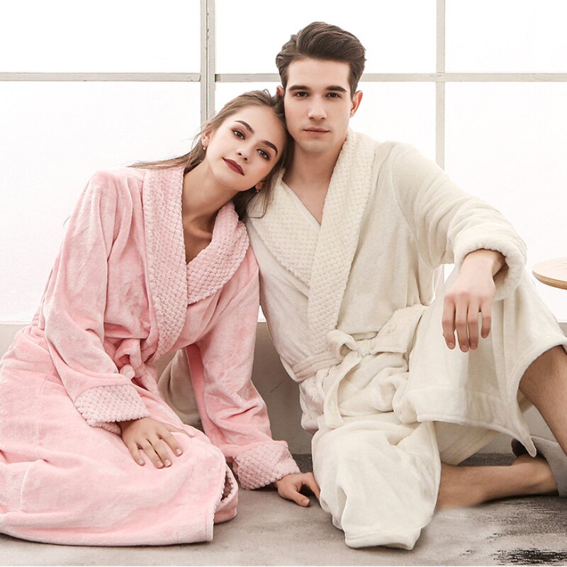 Blød Lang Morgenkåbe – Hygge og Elegance til de Kolde Dage Bathrobes Tech Butik