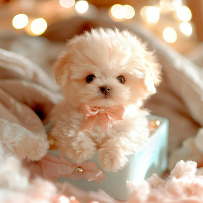 Realistisk Plys Hundehvalp med Livagtige Detaljer Fyldte dyr og bløde legetøj Tech Butik