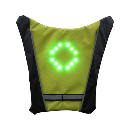 LED Sikkerhedsvest – Reflekterende med Trådløse Blinklys Cykelveste Tech Butik