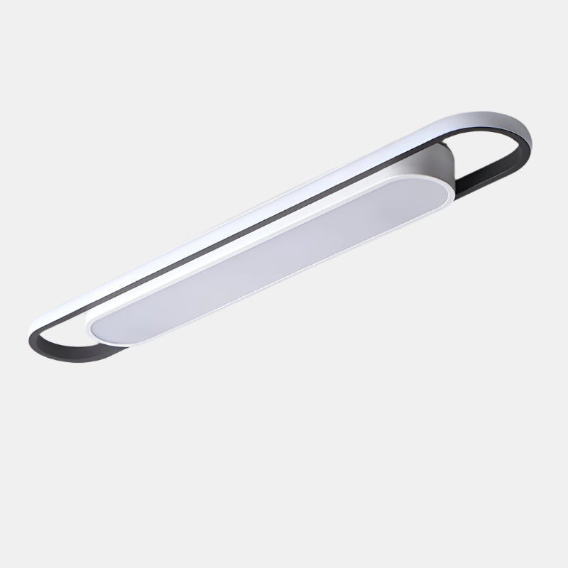 Rektangulær LED Loftlampe til Moderne Rum Loftlamper Tech Butik L40cm 26W Kold hvid uden fjernbetjening