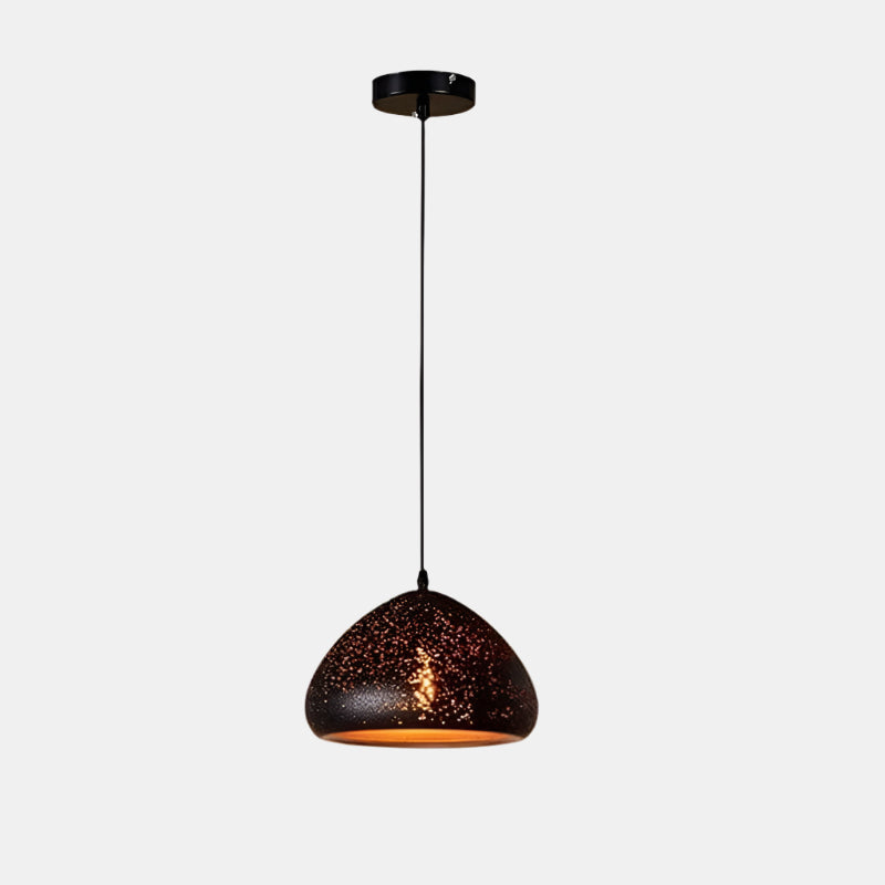 Retro Loft pendellampe med vaseformet udskåret skærm Hængelamper Tech Butik C