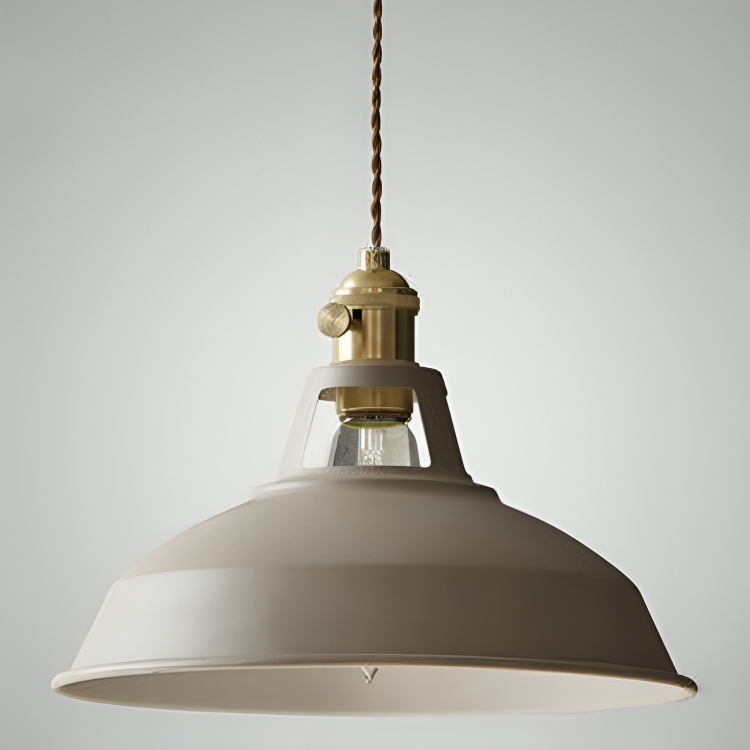 Retro industripendel til spise- og opholdsrum Hængelampe Tech Butik Khaki