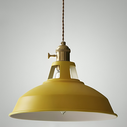 Retro industripendel til spise- og opholdsrum Hængelampe Tech Butik Gul