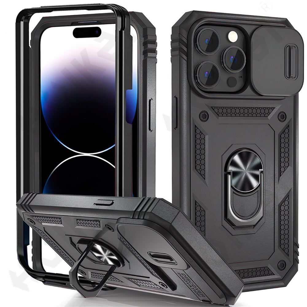 Robust Militærklasse Armor iPhone Cover – 360° Beskyttelse, Stødsikkert & MagSafe Mobiltelefoncovers Tech Butik