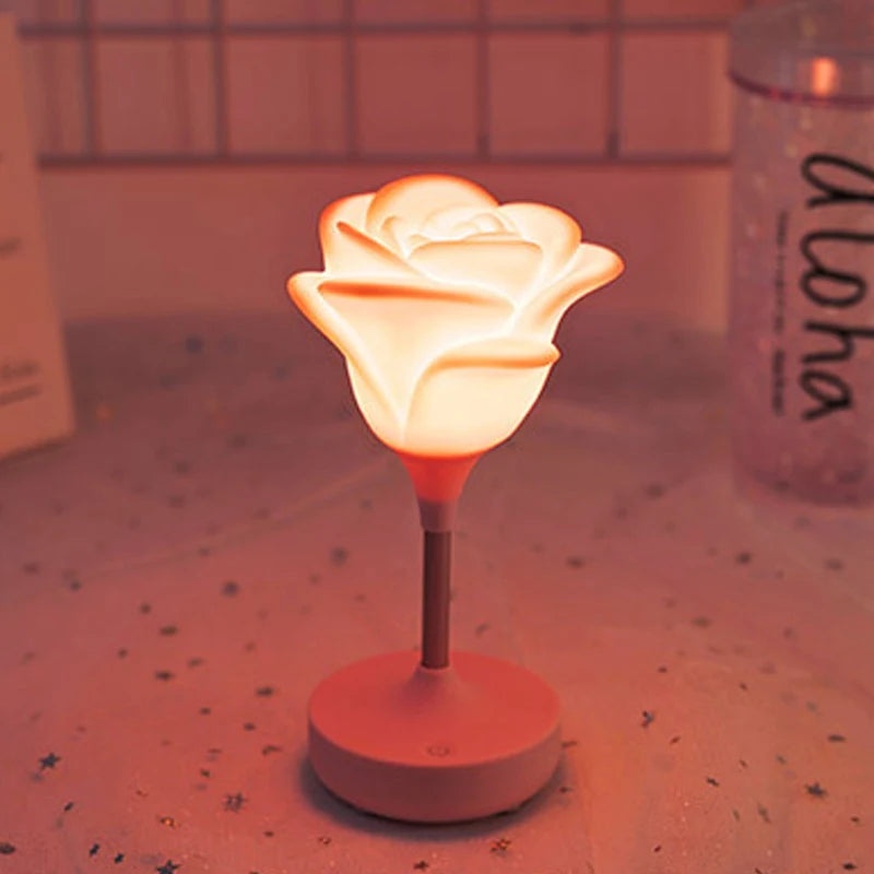 Romantisk LED Roselys til Hygge og Indretning Børnelamper Tech Butik