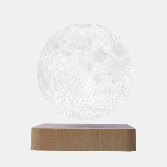 Roterende Magnetisk Levitations Månelampe med 3D Glød Bordlampe Tech Butik