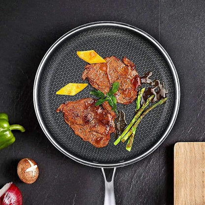 Non-stick stegepande i rustfrit stål Køkkengrej Tech Butik