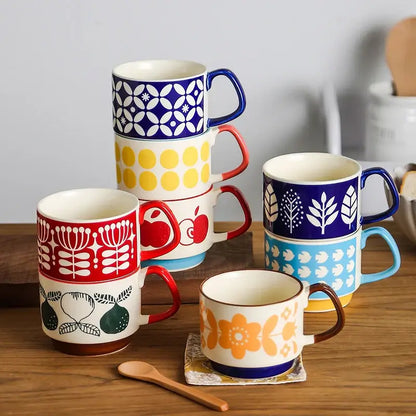 Retro Keramiske Kopper – Klassisk Design, Tidløs Stil og Daglig Nydelse Mugs Tech Butik