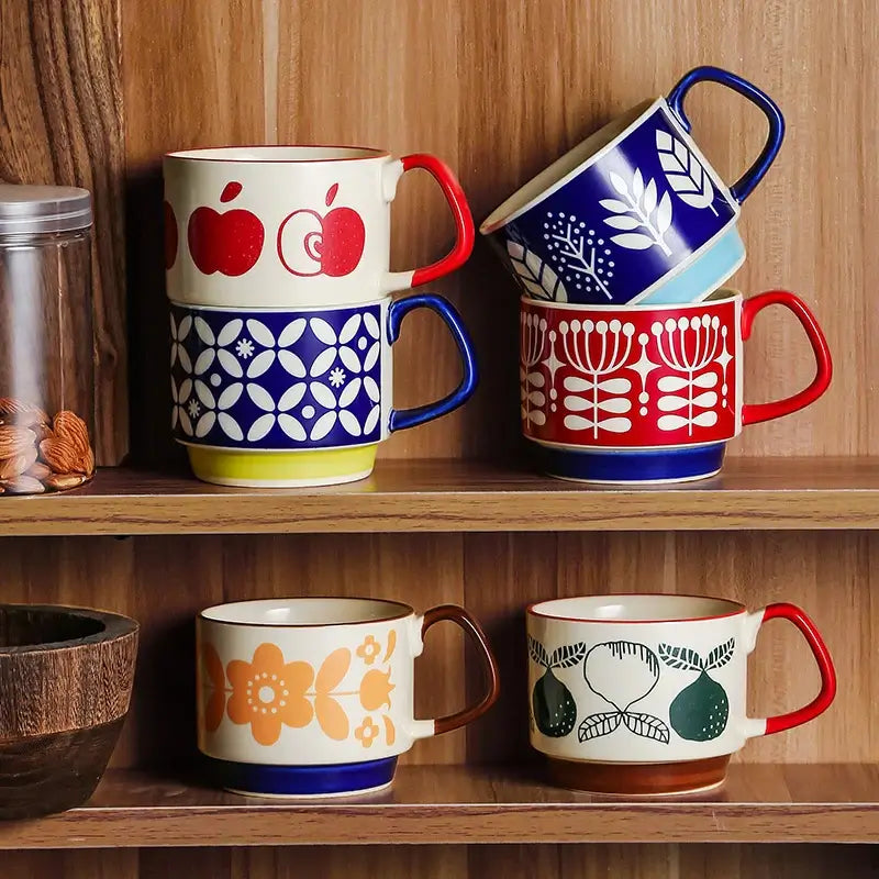Retro Keramiske Kopper – Klassisk Design, Tidløs Stil og Daglig Nydelse Mugs Tech Butik