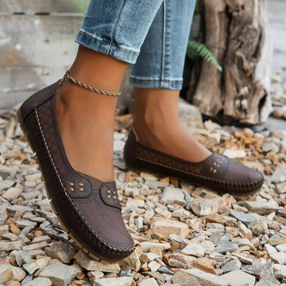 DameKlassiker Loafers - Ubetinget Elegance med Komfort Hele Dagen Shoes Tech Butik