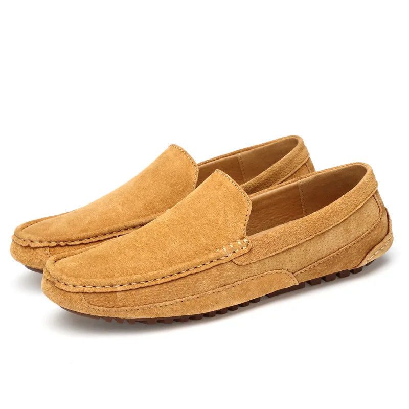 Klassiske Old Money Ruskinds Loafers – Raffineret Stil til Kræsne Smag Shoes Tech Butik Lysebrun 6