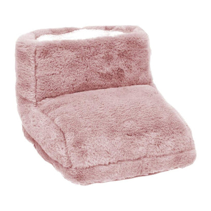 Trådløs Elektrisk Fodvarmer – Bærbar og Hyggelig Varme til Kolde Dage Home Tech Butik Lyserød