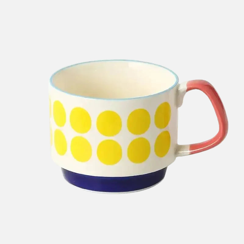 Retro Keramiske Kopper – Klassisk Design, Tidløs Stil og Daglig Nydelse Mugs Tech Butik A 300ml