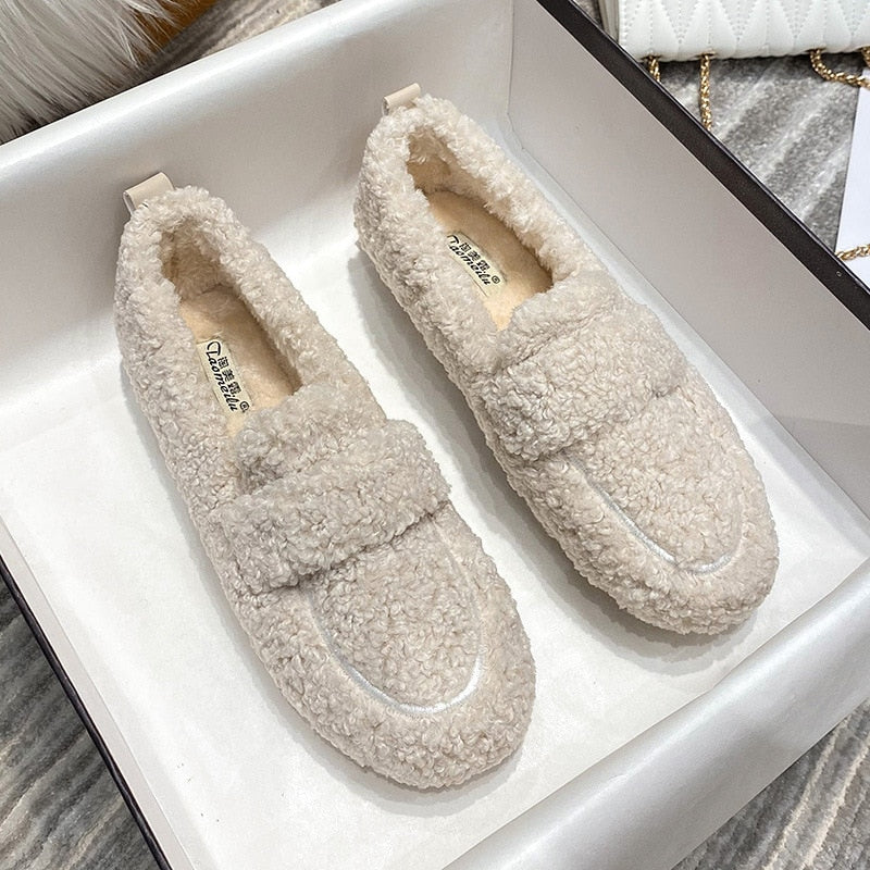 Dame Bløde Moccasins – Hygge Komfort med Skridsikker Sål Flats Tech Butik