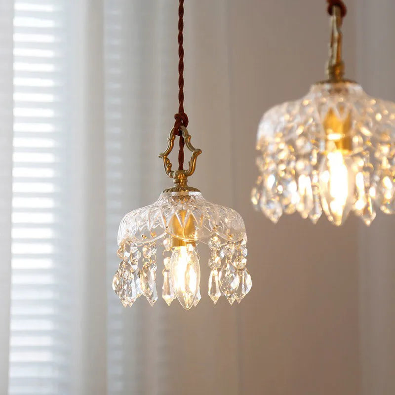 Mini Krystal Retro Lysekrone – Let Luksuslampe til Gange og Soveværelser Lamps & Lighting Tech Butik