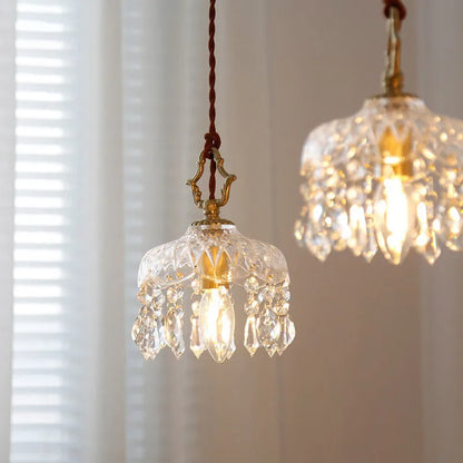 Mini Krystal Retro Lysekrone – Let Luksuslampe til Gange og Soveværelser Lamps & Lighting Tech Butik
