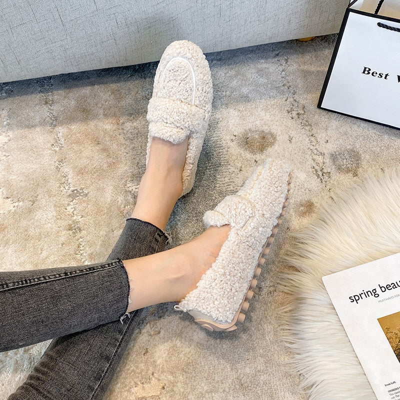 Dame Bløde Moccasins – Hygge Komfort med Skridsikker Sål Flats Tech Butik