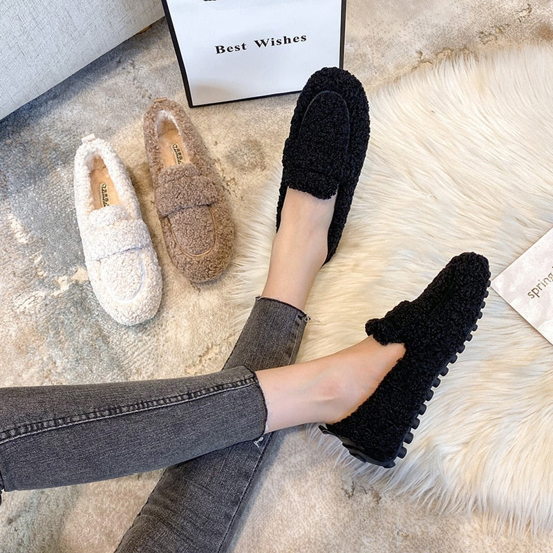 Dame Bløde Moccasins – Hygge Komfort med Skridsikker Sål Flats Tech Butik