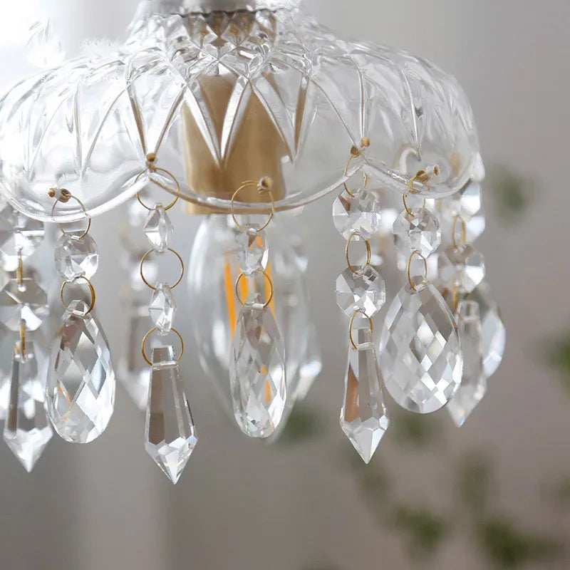 Mini Krystal Retro Lysekrone – Let Luksuslampe til Gange og Soveværelser Lamps & Lighting Tech Butik