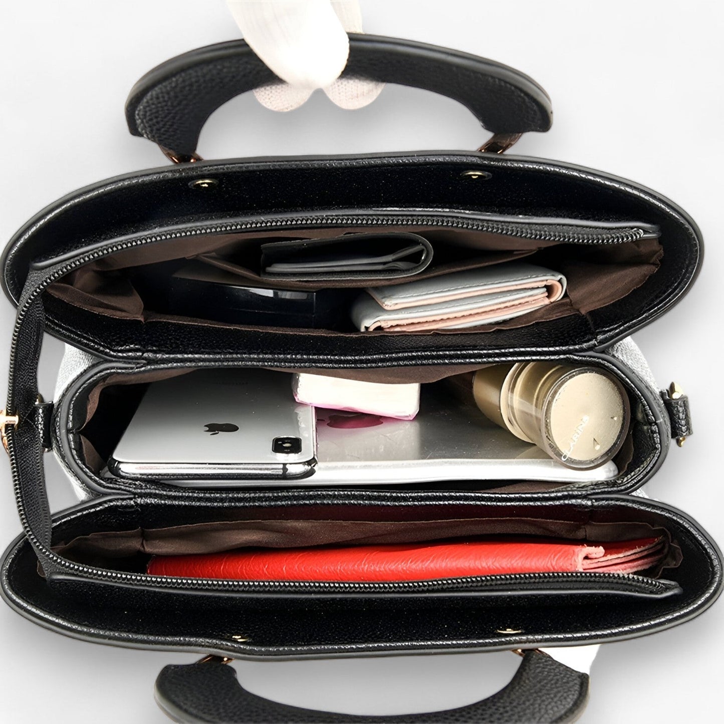 Luksus læder tote håndtaske - Tidløs Elegance med Rummeligt og Alsidigt Design Bags Tech Butik