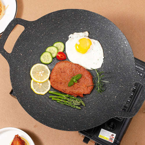 Non-Stick Koreansk Grillpande – Nem og Sund Madlavning gjort Simpel Kitchen & Dining Tech Butik