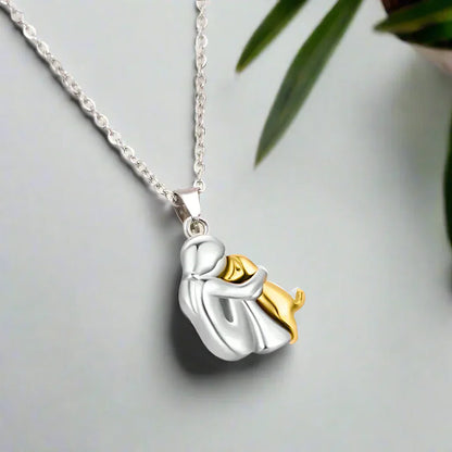 Elegant Hug Vedhæng Halskæde – Elegant & Meningsfuldt Smykke Necklaces Tech Butik