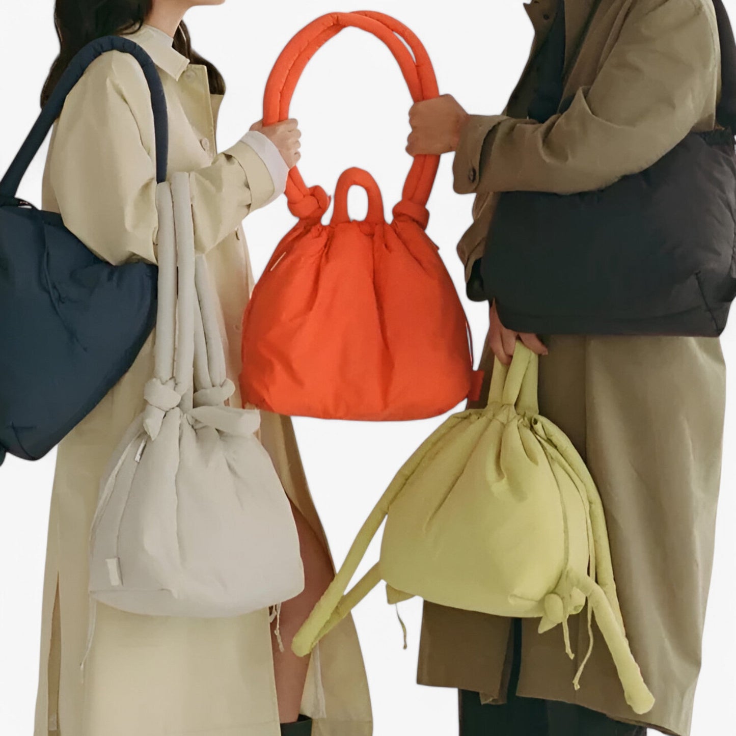 Puffer skuldertaske – Let, trendy komfort til hverdagsbrug Bags Tech Butik