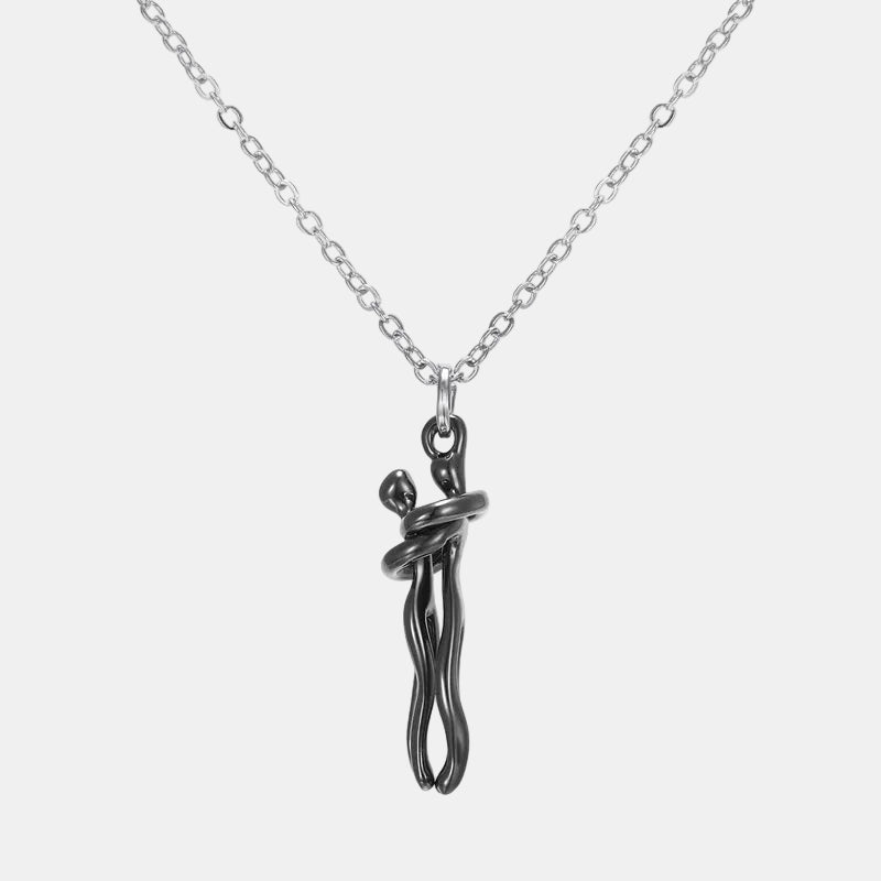 Tidløs Halskæde – Symbol på Evig Forbindelse Jewelry Tech Butik Sort på sort