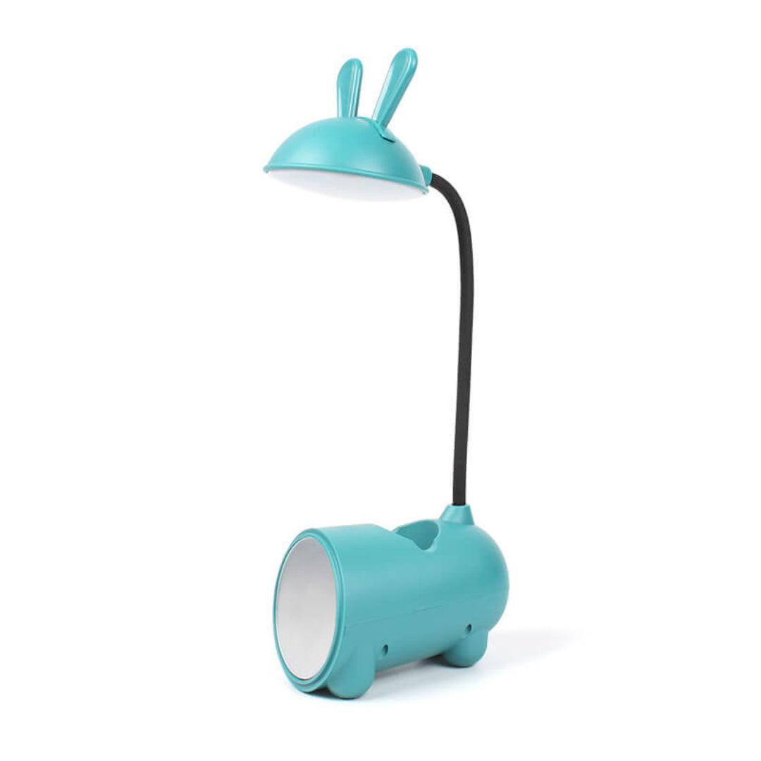 Kreativ LED Bordlampe med Penneholder – Funktionel og Stilfuld Belysningsløsning til Skrivebordet Table lamp Tech Butik Grøn