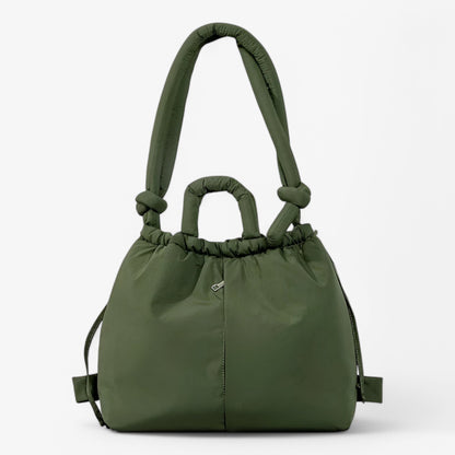 Puffer skuldertaske – Let, trendy komfort til hverdagsbrug Bags Tech Butik Militærgrøn